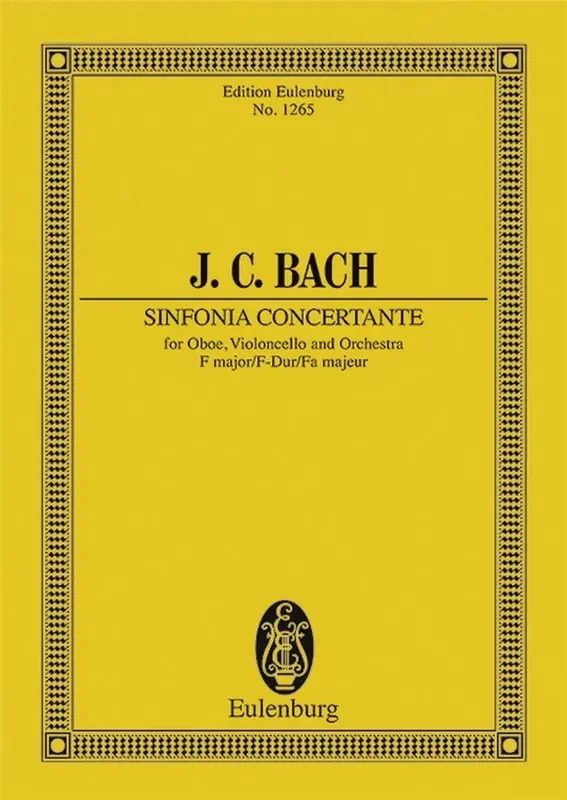 Johann Christian Bach Sinfonia concertante F major Orchester