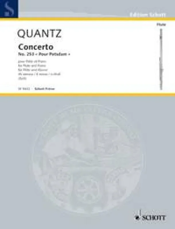 Johann Joachim Quantz Concerto E minor Nr. 253 Orchester mit Solo