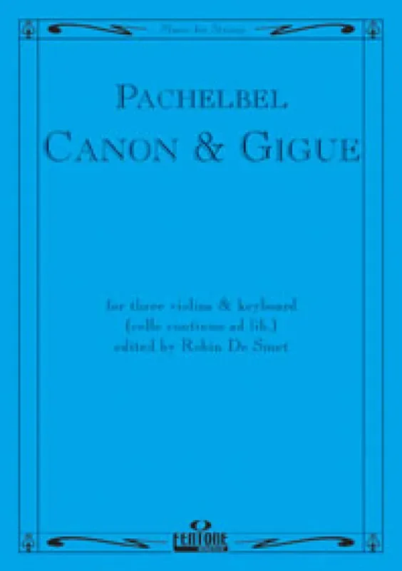 Johann Pachelbel Canon & Gigue For Three Violins and Keyboard Kammerensemble