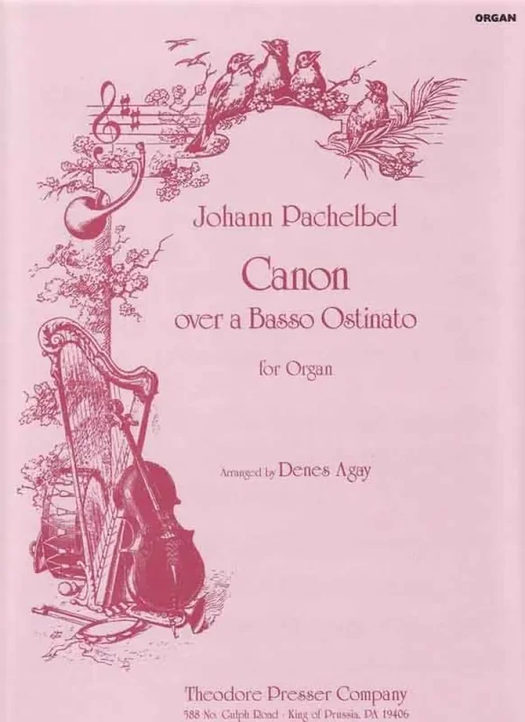 Johann Pachelbel Canon Over A Basso Ostinato (Arr. Denes Agay) Orgel