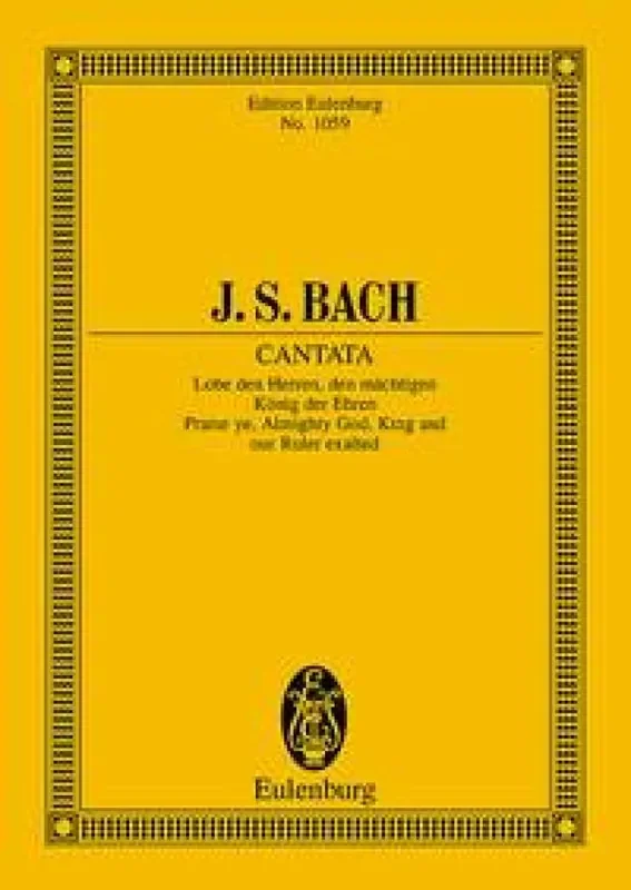 Johann Sebastian Bach Cantata No. 137 Lobe den Herren BWV 137 Kammerorchester