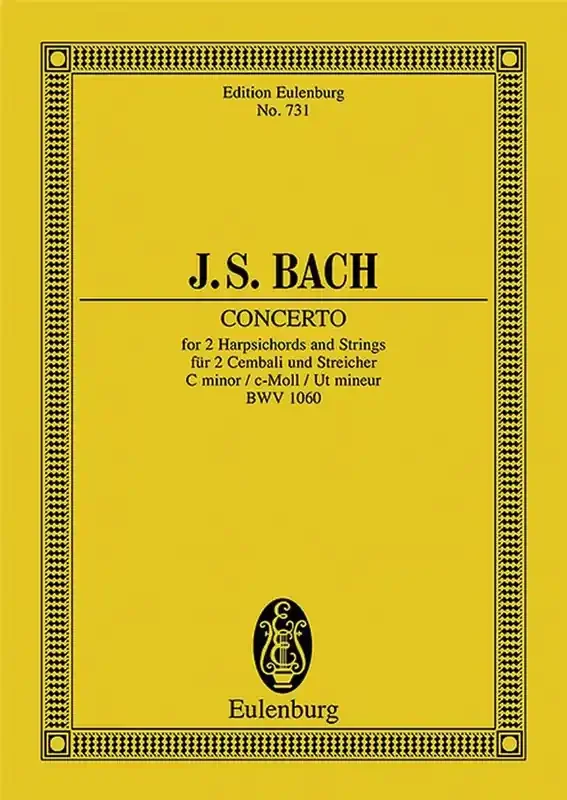Johann Sebastian Bach Concerto For Two Harpsichords Kammerensemble