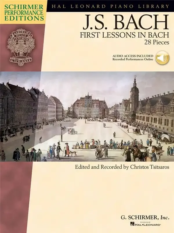 Johann Sebastian Bach First Lessons In Bach Klavier Solo