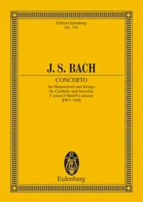 Johann Sebastian Bach Harpsichord Concerto BWV 1056 F Minor Kammerensemble