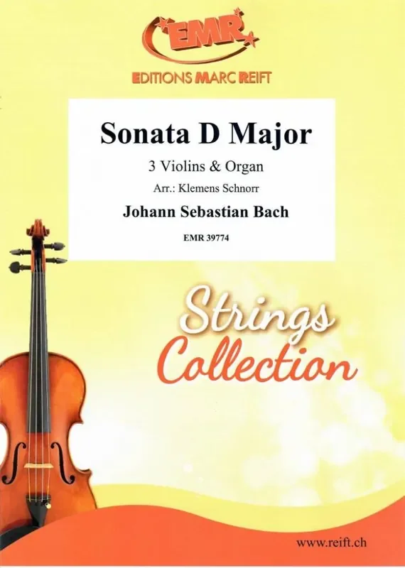 Johann Sebastian Bach Sonata D Major (Arr. Klemens Schnorr) Violinensemble