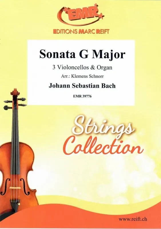 Johann Sebastian Bach Sonata G Major (Arr. Klemens Schnorr) Cello Ensemble