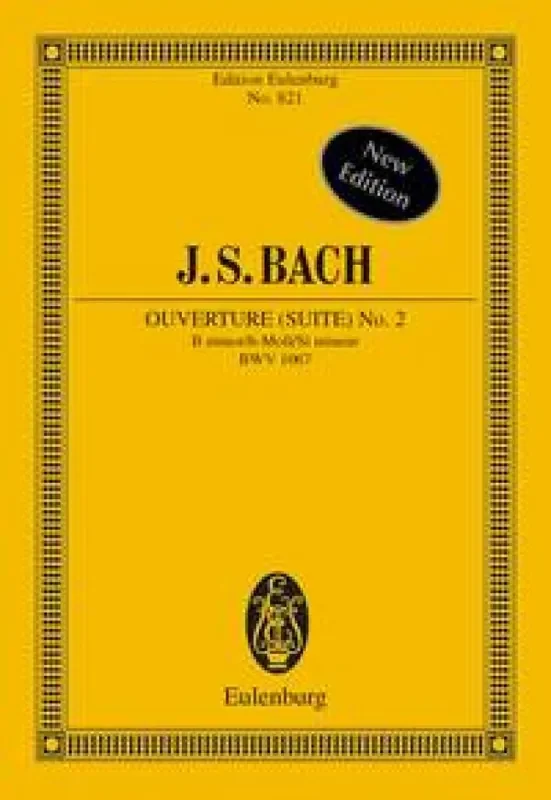 Johann Sebastian Bach Suite No 2 B Minor Flute And Strings BWV 1067 Streichorchester mit Solo