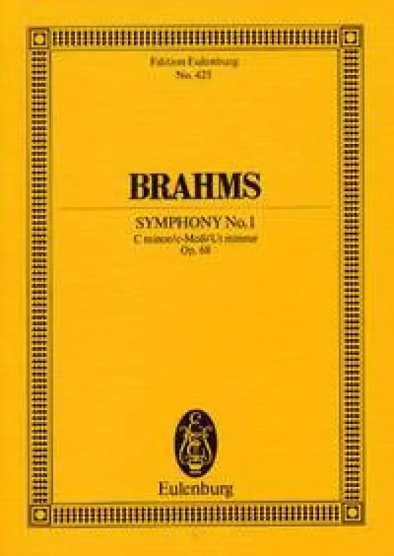 Johannes Brahms Symphony No.1 In C Minor Op.68 Orchester