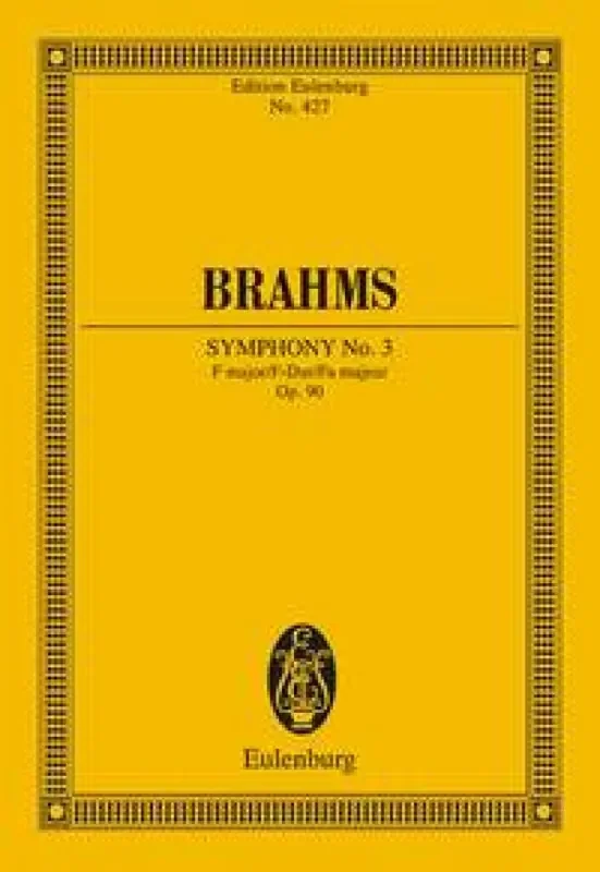 Johannes Brahms Symphony No.3 In F Op.90 Orchester