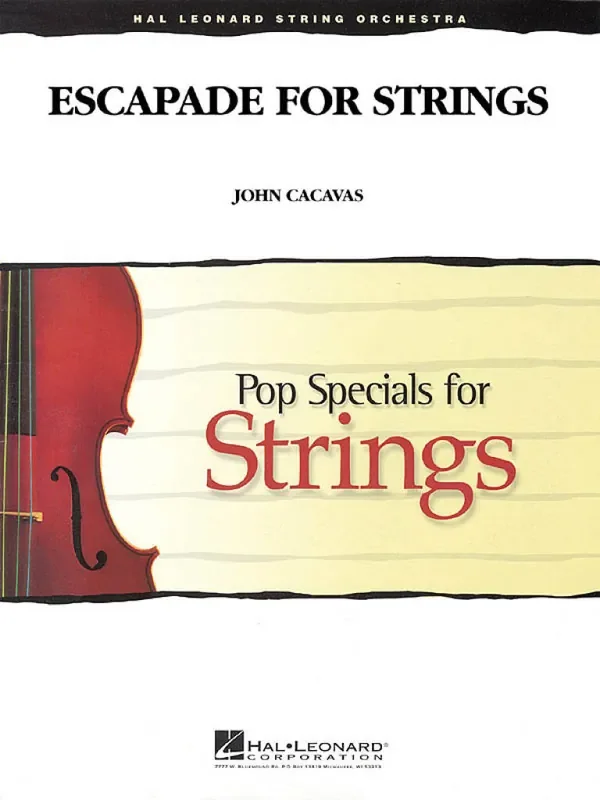 John Cacavas Escapade for Strings Streichensemble