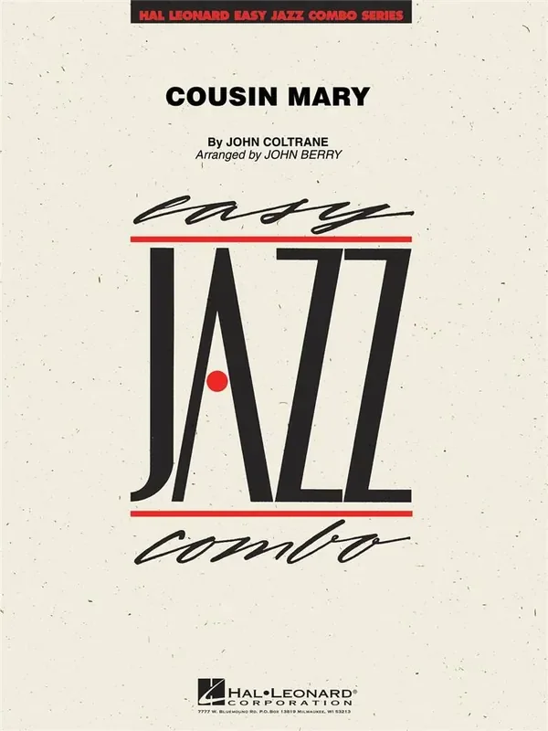 John Coltrane Cousin Mary (Arr. John Berry) Jazz Ensemble