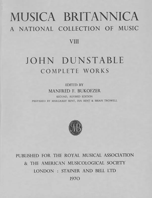 John Dunstable Complete Works Orchester