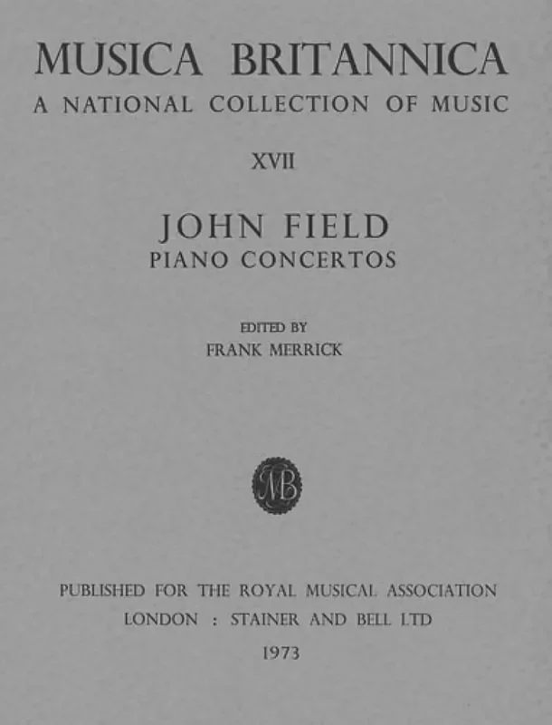 John Field Concertos For Piano and Orchestra Nos. 1-3 Orchester mit Solo