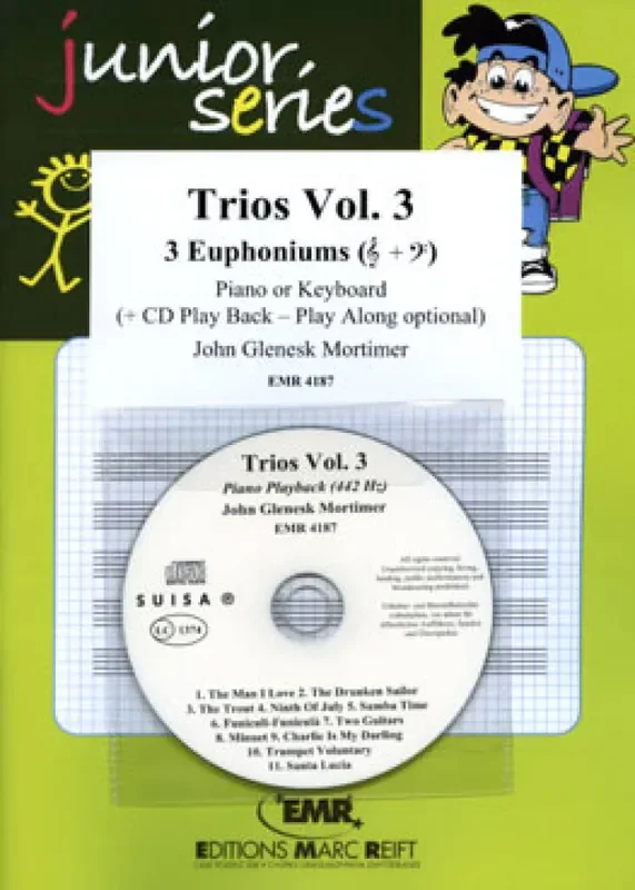 John Glenesk Mortimer Trios Vol. 3 Bariton oder Euphonium Ensemble