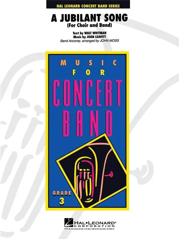 John Leavitt A Jubilant Song (Arr. John Moss) Blasorchester