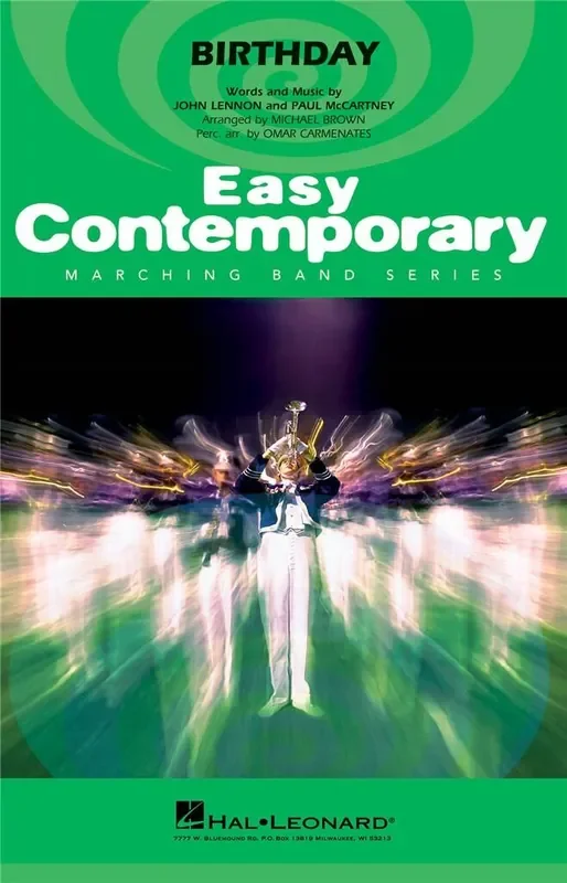 John Lennon Birthday (Arr. Michael Brown) Marching Band