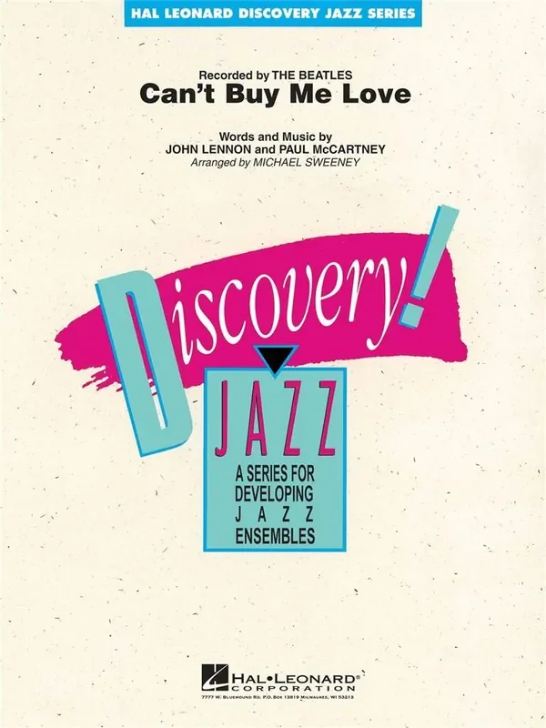 John Lennon Can‘t Buy Me Love (Arr. Michael Sweeney) Jazz Ensemble