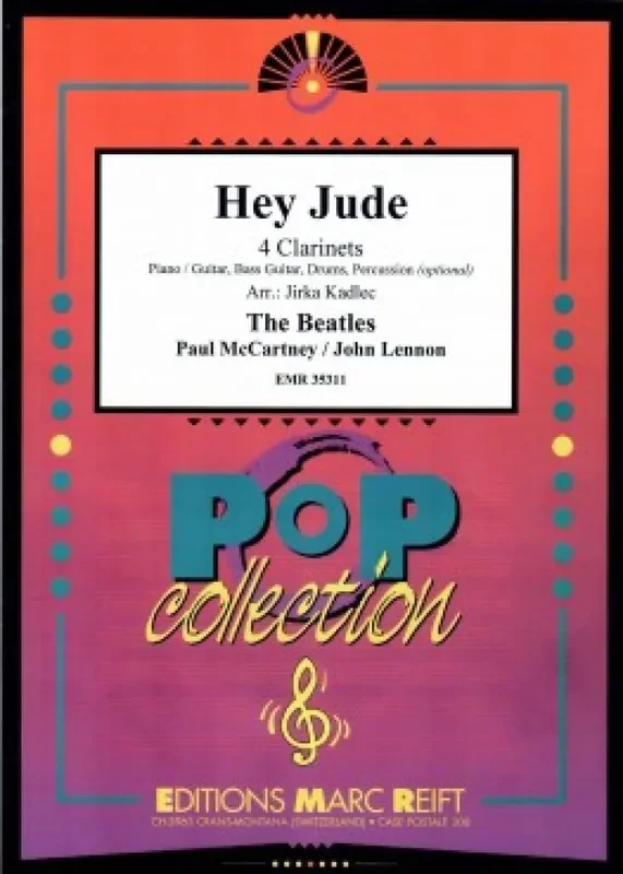 John Lennon Hey Jude (Arr. Jirka Kadlec) Klarinette Ensemble