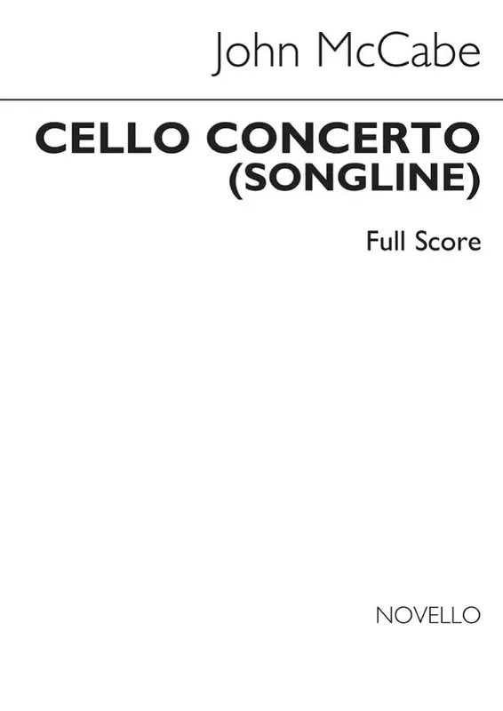 John McCabe Cello Concerto (Songline) Orchester mit Solo