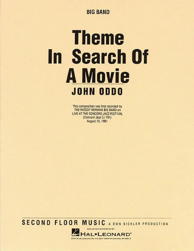 John Oddo Theme in Search of a Movie Jazz Ensemble