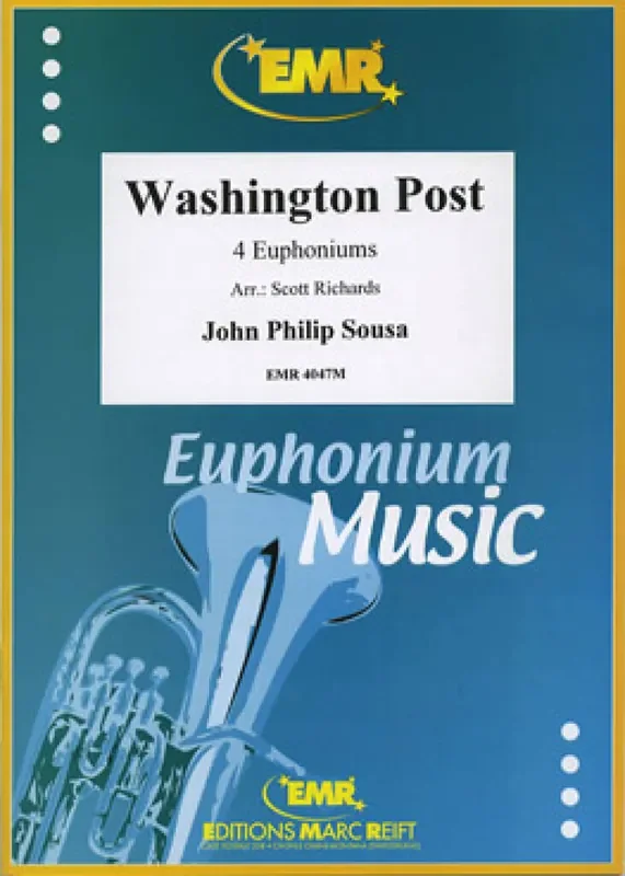 John Philip Sousa Washington Post (Arr. Richards) Bariton oder Euphonium Ensemble