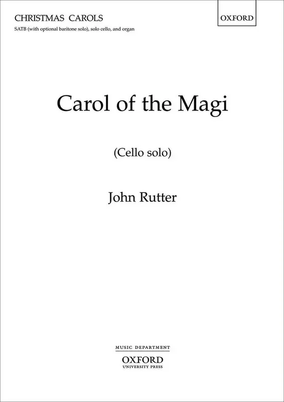 John Rutter Carol Of The Magi – Cello Part Gemischter Chor mit Begleitung