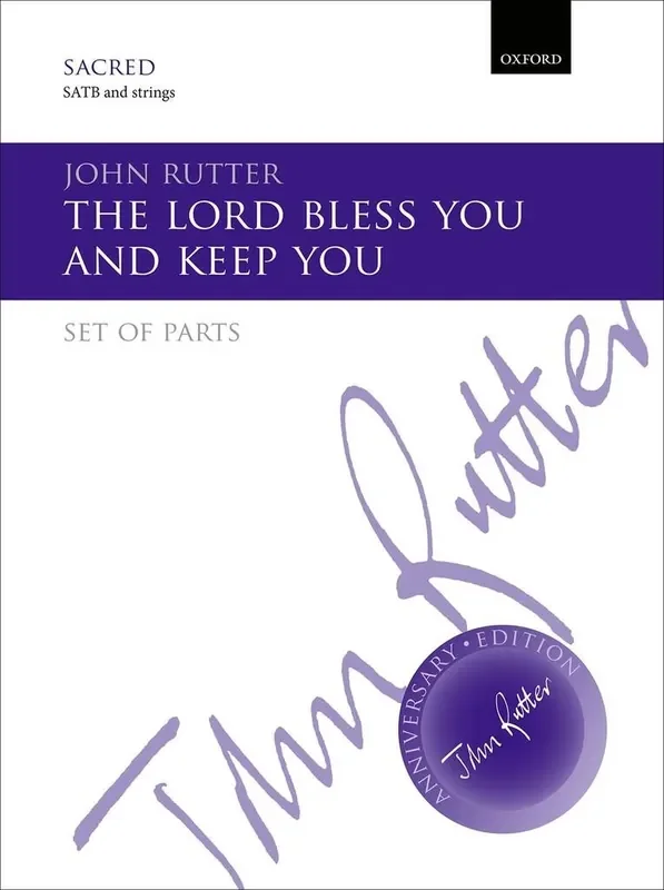 John Rutter The Lord Bless You And Keep You Gemischter Chor mit Begleitung