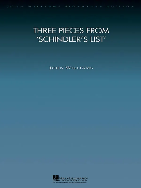 John Williams 3 Pieces from Schindler‘s List Orchester