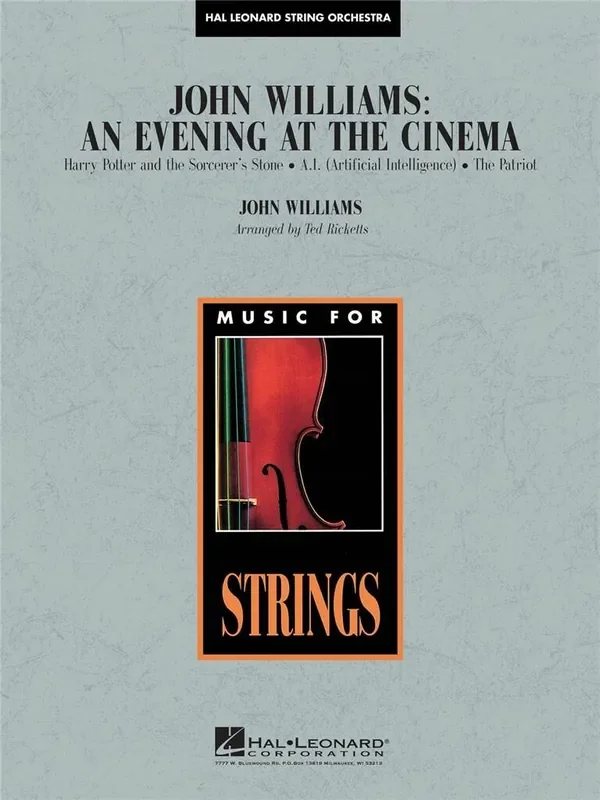 John Williams John Williams – An Evening at the Cinema (Arr. Ted Ricketts) Streichorchester