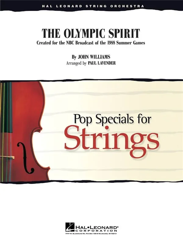 John Williams The Olympic Spirit (Arr. Paul Lavender) Streichensemble