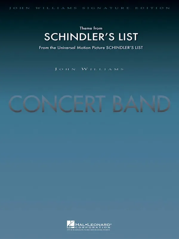 John Williams Theme from Schindler‘s List (Arr. John Moss) Blasorchester
