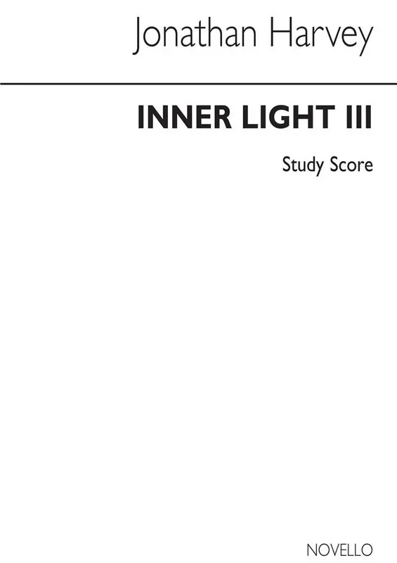Jonathan Harvey Inner Light III Orchester