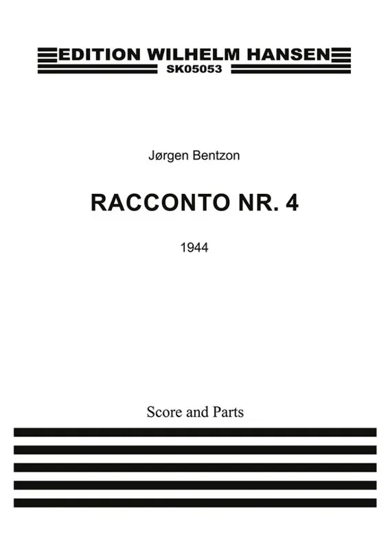 Jørgen Bentzon Racconto Op.45 Kammerensemble