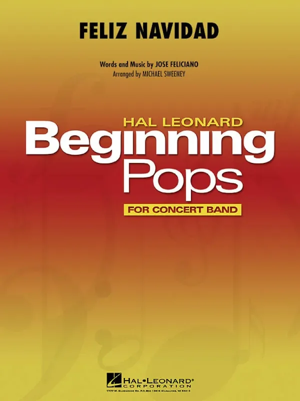 José Feliciano Feliz Navidad (Arr. Michael Sweeney) Blasorchester