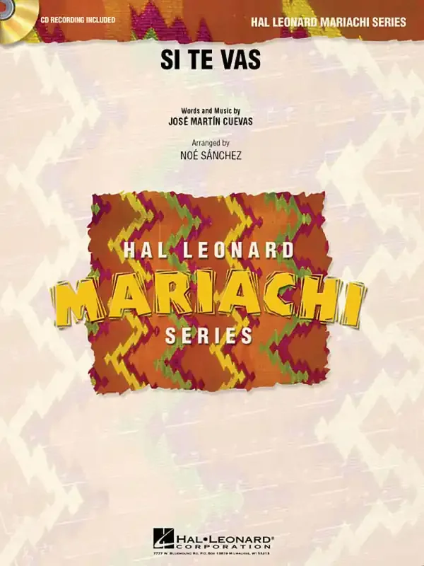 José Martín Cuevas Si Te Vas (Arr. Noé Sánchez) Kammerensemble