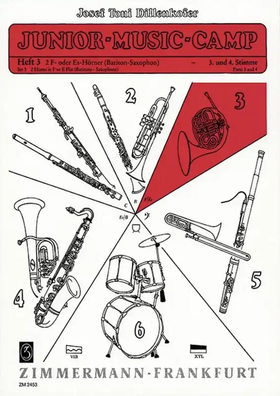 Josef Toni Dillenkofer Junior-Music-Camp Heft 3 Bläserensemble