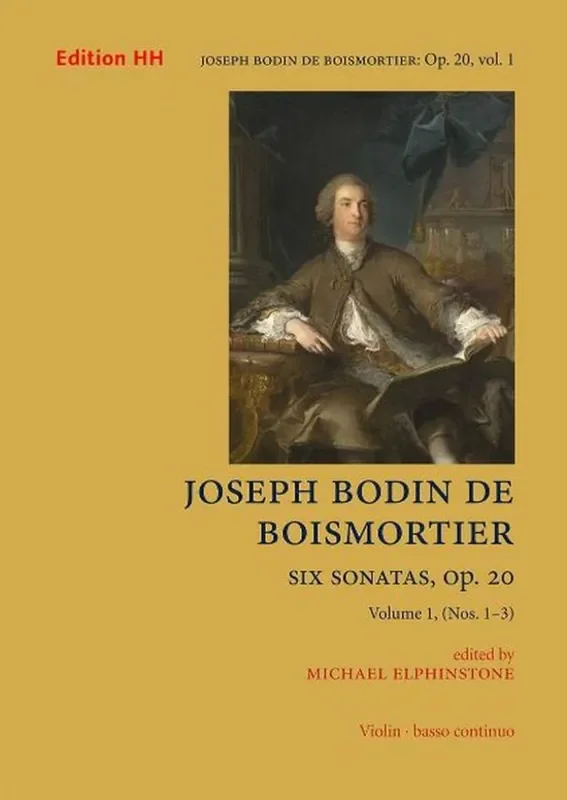 Joseph Bodin de Boismortier Six Sonatas Op. 20 op. 20 Vol. 1 Violine mit Begleitung