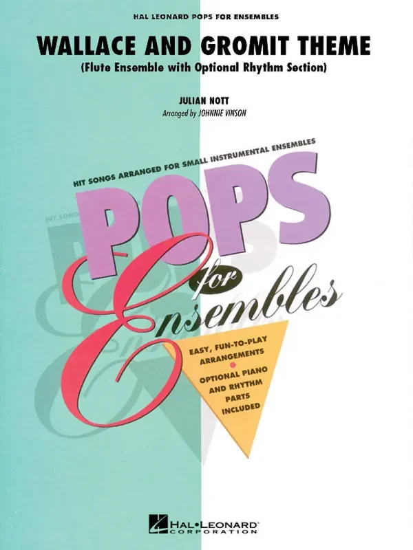 Julian Nott Wallace & Gromit Theme (Arr. Johnnie Vinson) Flöte Ensemble