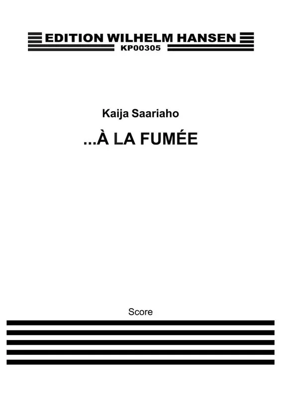 Kaija Saariaho A La Fumee Orchester mit Solo