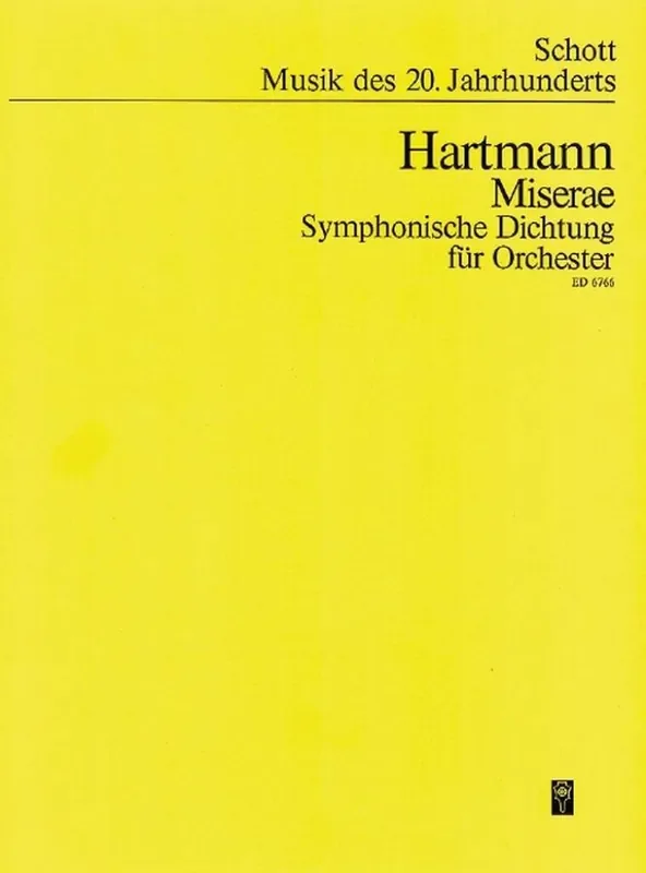Karl Amadeus Hartmann Miserae Orchester
