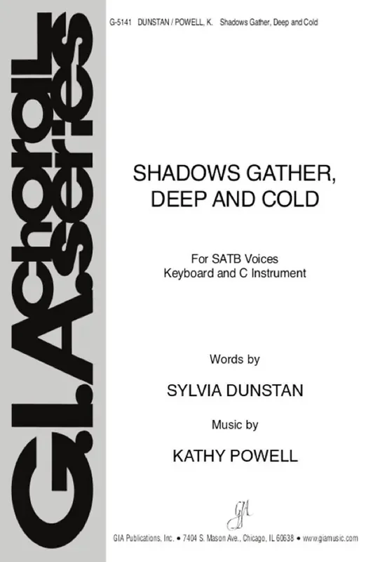 Kathy Powell Shadows Gather, Deep and Cold – Instrumental Part Gemischter Chor mit Begleitung