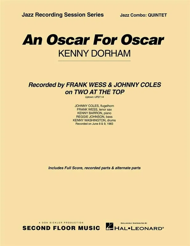 Kenny Dorham An Oscar for Oscar Jazz Ensemble