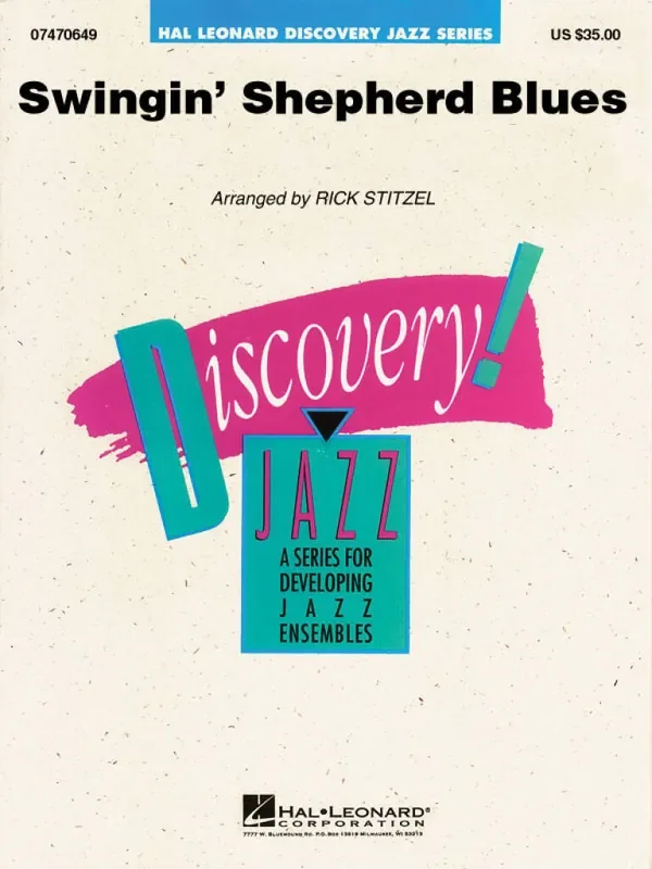 Kenny Jackson Swingin‘ Shepherd Blues (Arr. Rick Stitzel) Jazz Ensemble