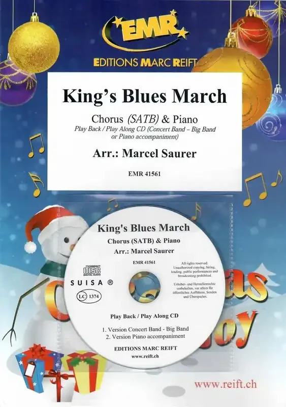 King‘s Blues March (Arr. Marcel Saurer) Gemischter Chor mit Klavier/Orgel