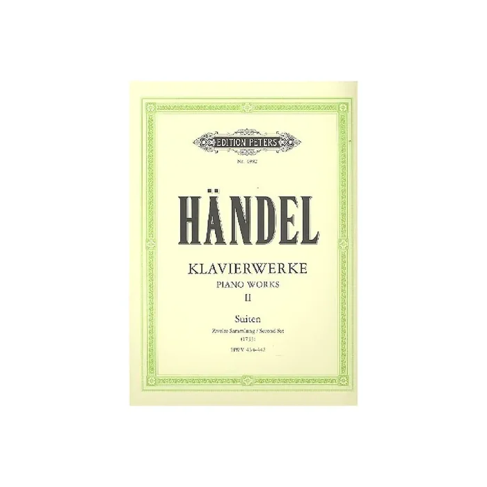 Klavierwerke Band 2 HWV434-442
