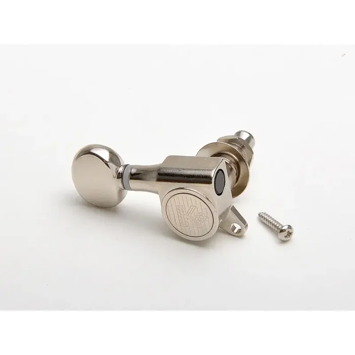 Kluson Roundbacks Ovaal 6 Rechts Nickel