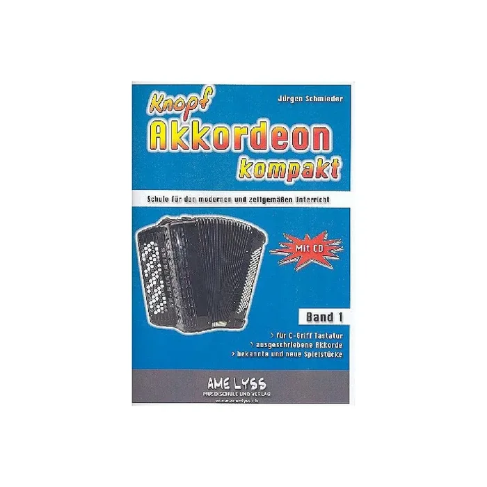 Knopfakkordeon kompakt Band 1 (+CD)