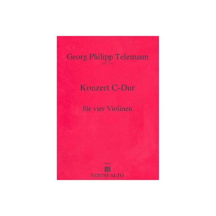 Konzert C-Dur für 4 Violinen