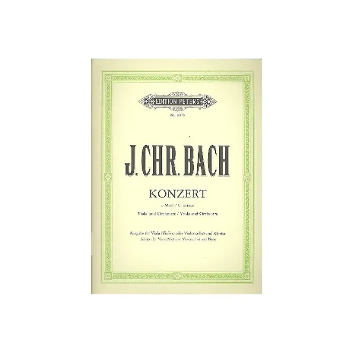 Konzert c-Moll für Viola und Orchester