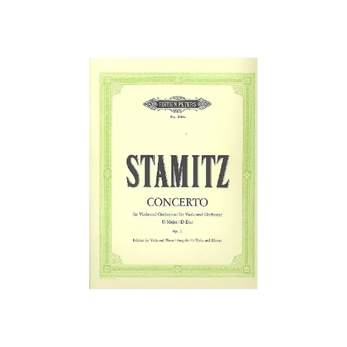 Konzert D-Dur op.1 für Viola und Orchester